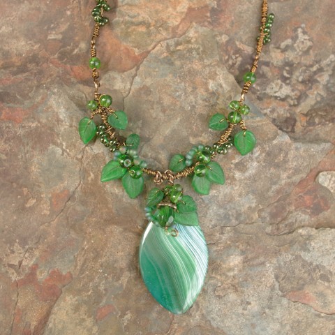 Luscious Green Vine Pendant